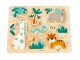 Spielba Holzspielwaren Holz-Puzzle 3D Elefant & Giraffe, Motiv: Tiere