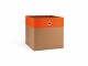 Remember Aufbewahrungsbox Tosca Braun/Orange, Breite: 32 cm, Höhe