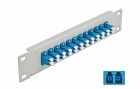 DeLock Verteilerplatte 10? LWL Patchpanel 12 Port LC Duplex