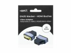 onit Adapter DVI-D - HDMI, Kabeltyp: Adapter, Videoanschluss