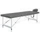 vidaXL Massagetisch mit 4 Zonen Aluminiumrahmen Anthrazit 186×68 cm