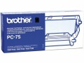 Brother Toner PC-75 Black, Druckleistung Seiten: 140 ×, Toner/Tinte