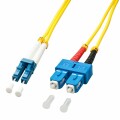 LINDY Fiber Optic Cable, OS2 , LC-SC , 15m
