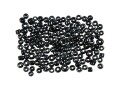 Creativ Company Rocailles-Perlen 8/0 Schwarz, Packungsgrösse: 1 Stück