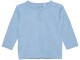 Fixoni Baby-Langarmshirt Solid Ashley Blue Gr. 68, Grössentyp