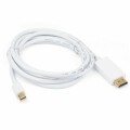 M-CAB 1M MDP 1.2 TO HDMI CABLE WHITE M/M - GOLD