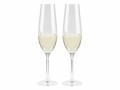 FURBER Champagnerglas 260 ml, 2 Stück, Material: Kristallglas