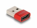 DeLock USB 2.0 Adapter USB-A Stecker - USB-C Buchse