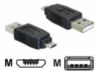 DeLock USB Adapter Micro-B zu A, Micro-B Stecker zu A Stecker