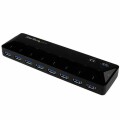 StarTech.com - 10-Port USB 3.0 Hub with Charge and Sync Ports - 2 x 1.5A Ports
