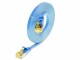 SLIM Slimpatchkabel Cat 6A, U/FTP, 0.25 m, Blau