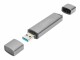 Digitus DA-70886 - Lecteur de carte (SD, microSD) - USB 3.0/USB-C