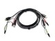 ATEN Technology Aten KVM-Kabel 2L-7D02UH, Länge: 180 cm