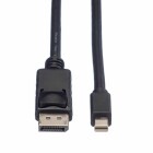 Roline DisplayPort-Mini DisplayPort Verbindungskabel - 3 m - 2K - Schwarz