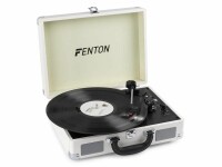 Fenton Plattenspieler mit Bluetooth RP115 Weiss, Detailfarbe