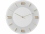 Kare Wanduhr Leonardo Ø 49 cm, Weiss, Form: Rund