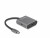 Bild 1 DeLock 2-Port Signalsplitter USB-C ? 2x HDMI, Anzahl Ports
