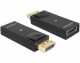 DeLock Adapter Displayport - HDMI Schwarz, Kabeltyp: Adapter