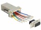 DeLOCK - Adapter Sub-D 9 Pin male > RJ45 female assembly kit