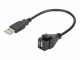 Digitus Professional DN-93402 - Prise modulaire - USB 2.0