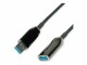 Roline USB3.2 Gen1 Akt. AOC-Kabel, ST/ST 20m