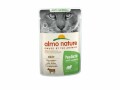 Almo Nature Nassfutter Holistic Anti Hairball mit Rind, 70 g