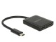 DeLock Multiadapter USB-C - 2x HDMI out 4K 30Hz