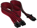 Corsair Premium 12+4-Pin 12VHPWR 600 W Kabel Schwarz Rot