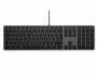 LMP Tastatur KB-3421 USB Space Grau, Tastatur Typ: Standard