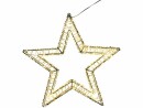Dameco LED-Figur Stern 40 cm, Silber, Leuchten Kategorie