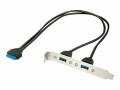 Lindy - 2 Port USB 3.0 PC Back Plate