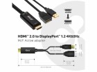Club3D Club 3D Kabel HDMI 2.0 zu DP 1.2 4K60Hz