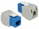 DeLock Keystone-Modul RJ-45 Cat.6, UTP Blau, Modultyp: Keystone