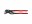 Knipex Zangenschlüssel 300 mm, Gewicht: 677 g, Länge: 300 mm, Material: Chrom-Vanadium-Stahl, Typ: Zangenschlüssel