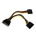 StarTech.com - 6in SATA Power Y Splitter Cable Adapter - M/F