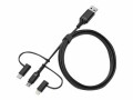 OTTERBOX 3in1 USBA-Micro/Lightning/USBC Cable