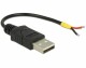 DeLock Stromkabel, USB-A Stecker -  offen
