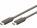 M-CAB USB-C CABLE -M/M - 0.50M BLACK - USB 3.1
