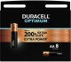 DURACELL Batterie Optimum - 4-137684 AA, LR6, 1.5V          8 Stück