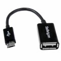 StarTech.com - 5in Micro USB to USB OTG Host Adapter M/F