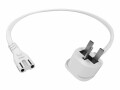 VISION 0.5m White Figure-8 Power cable
