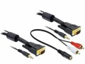 DeLock DeLOCK - VGA-Kabel - DB-15, Mini-Phone Stereo 3.5 mm