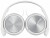 Bild 1 Sony On-Ear-Kopfhörer MDR-ZX310AP Weiss, Detailfarbe: Weiss