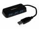 STARTECH .com 4 Port USB 3.0 SuperSpeed Hub - Schwarz