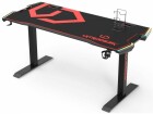 Ultradesk Gaming Tisch Force Rot, Beleuchtung: Ja, Höhenverstellbar
