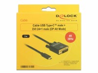 DeLock Kabel 4K USB Type-C - DVI-D, 2 m