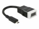 DeLock 15cm Micro-HDMI Adapterkabel, schwarz