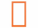2N Montagerahmen Orange, Detailfarbe: Orange, Vandalenschutz