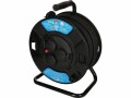 Max Hauri Kabelrolle maxREEL 50 m, 3x T13, IP55, Schwarz