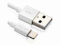 deleyCON USB 2.0-Kabel USB A - Lightning 1